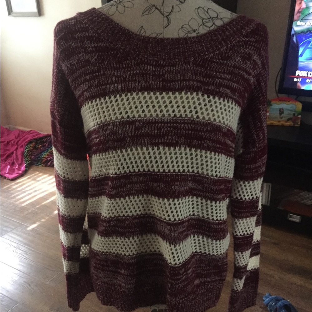 Striped sweater like new L